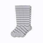 Knee-High Compression Socks – 3 Pack Stripes