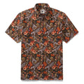 Men's Hawaiian Shirt The Playful Leopard Print Cotton Button-down Short Sleeve Aloha Shirt