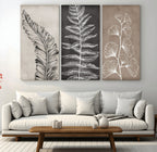 Minimalist Botanical Wall Art Canvas Print, Framed and Ready to Hang