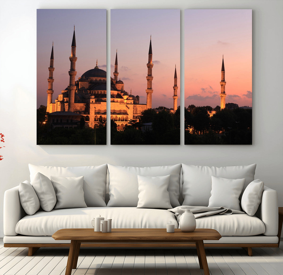 Wall Art Turkey Istanbul Skyline Canvas Print