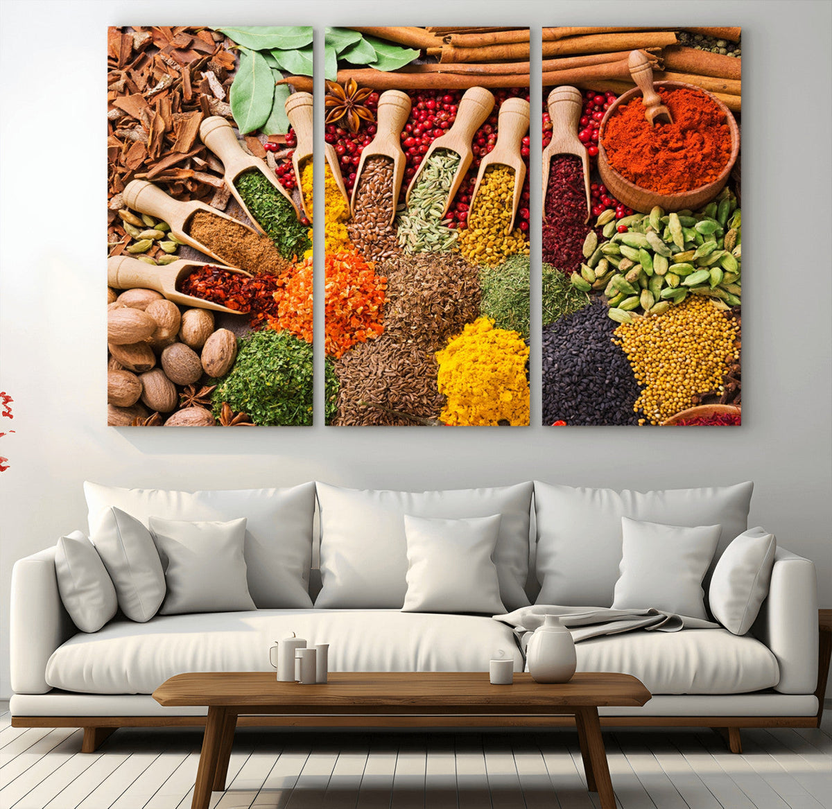 Spices Kitchen Wall Art Canvas Print