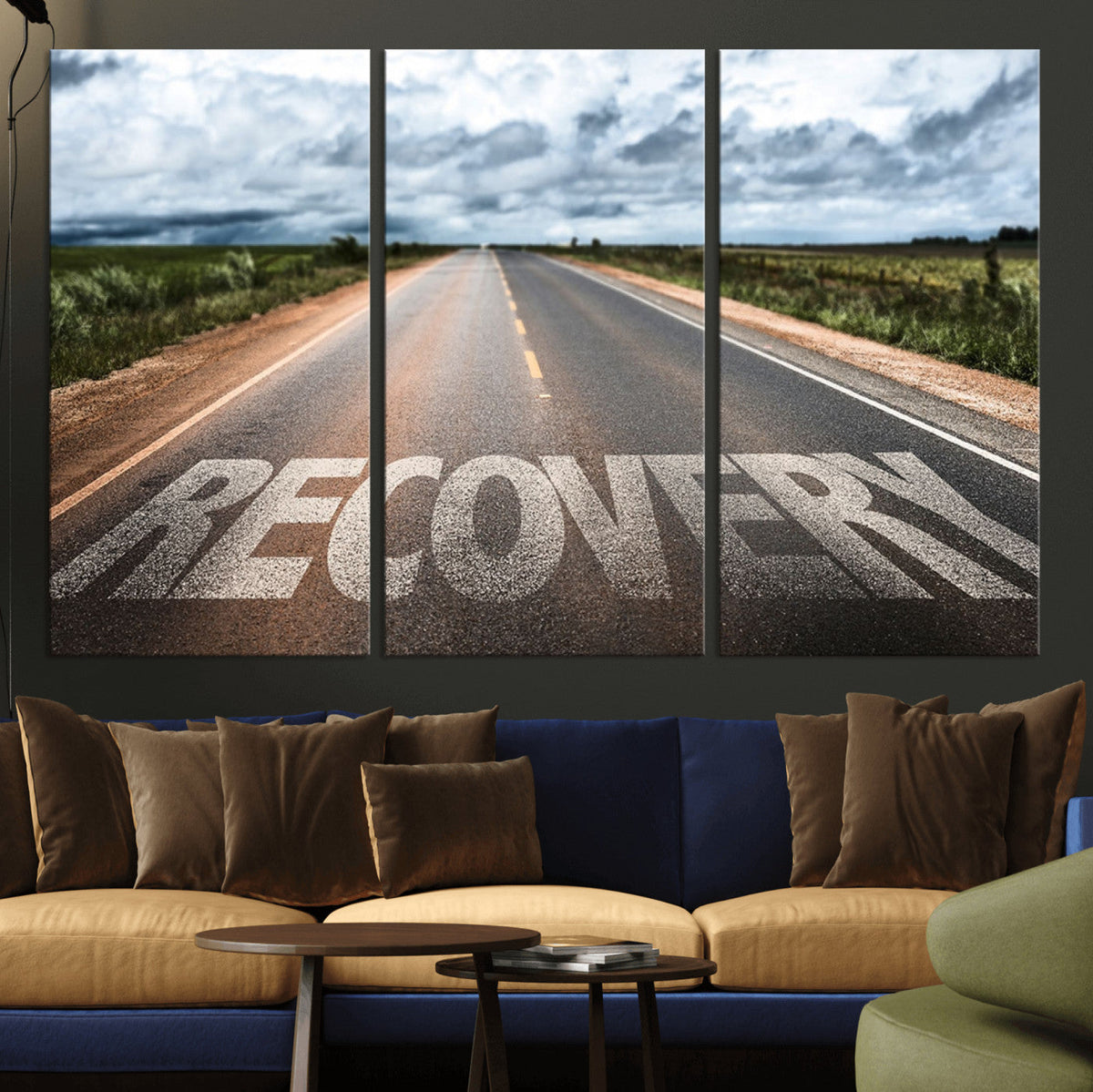 Recovery Road Wall Art Canvas Print