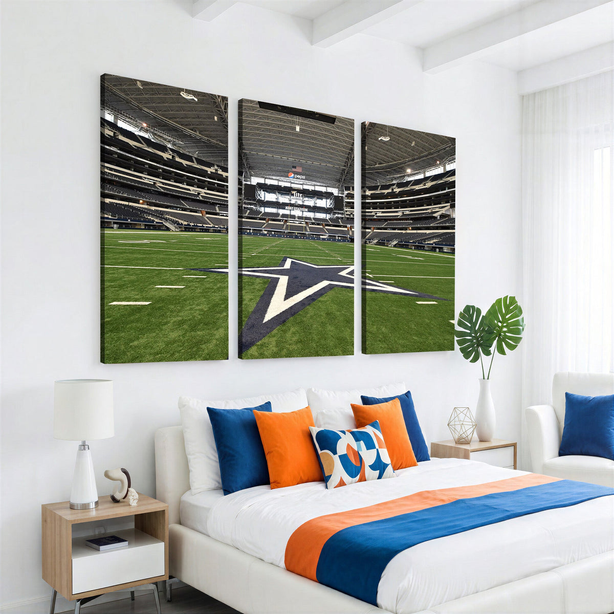 Dallas Cowboys Football Team Print - Arlington AT&T Stadium