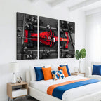 Ferrari Pit Stop Canvas Wall Art | Precision and Speed