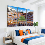 Tennessee Neyland Stadium Wall Art, Sports Arena Canvas, Framed and Ready to Hang