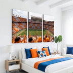 Tennessee Neyland Stadium Wall Art, Sports Arena Canvas, Home Bar Wall Decor