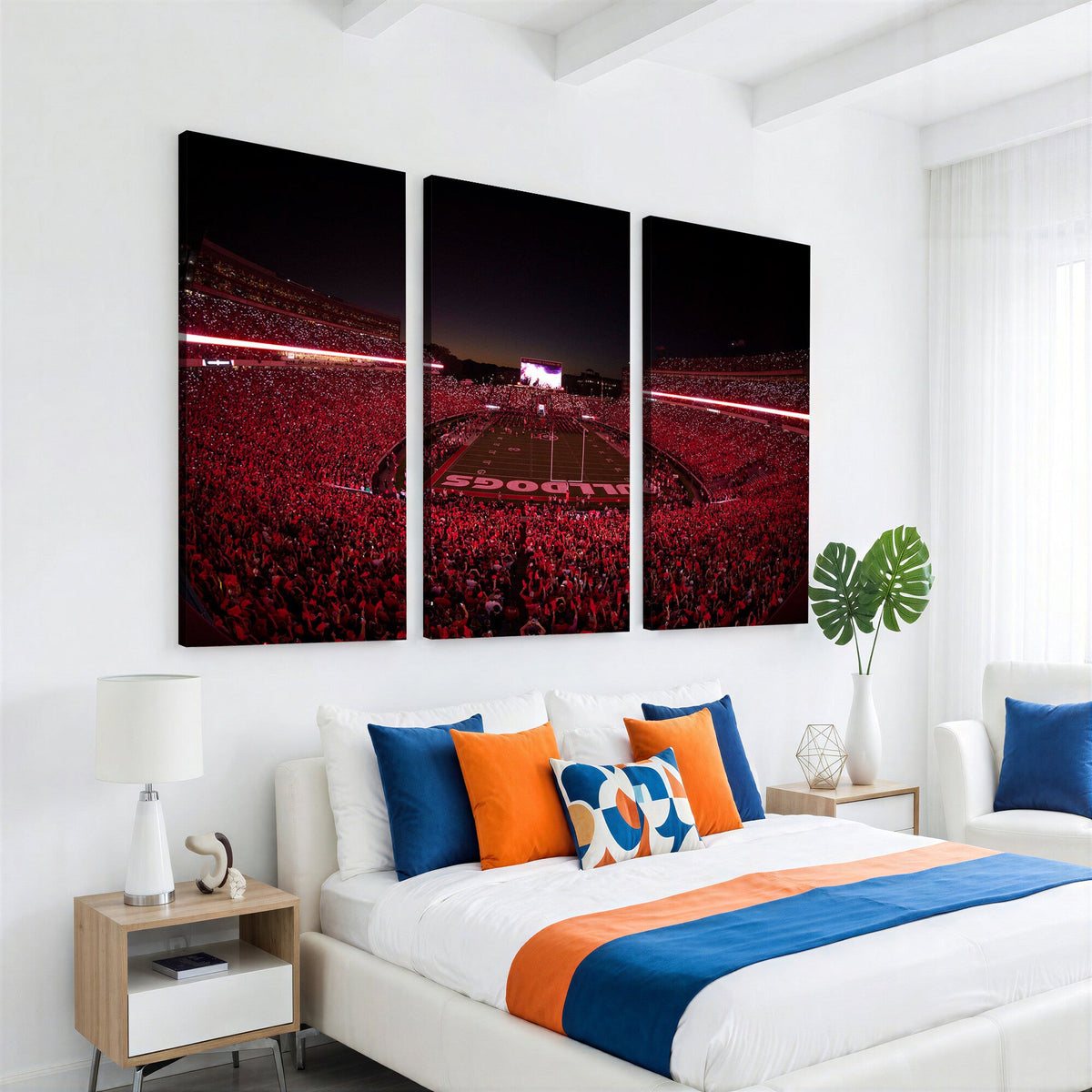 Dooley Stadium Wall Art, Sports Arena Canvas Print, Dooley Field Sanford Stadium