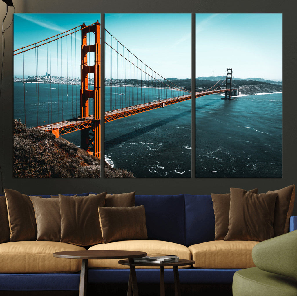 Golden Gate Bridge Wall Art Canvas Print | San Francisco Landmark Photography