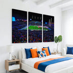 Ole Miss Rebels Vaught Hemingway Stadium Wall Art Canvas Print