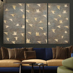 Abstract Birds Wall Art Canvas Print