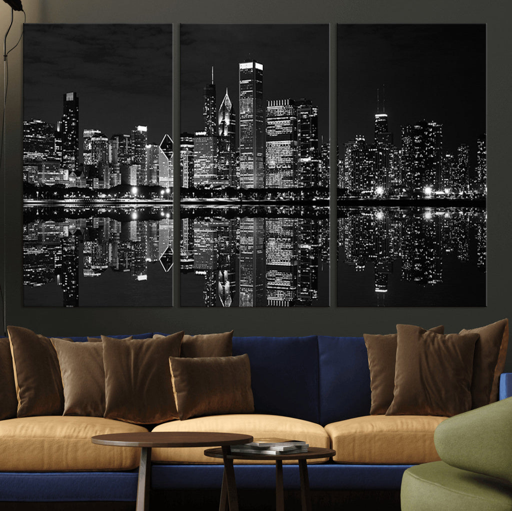 Chicago Wall Art Canvas Print