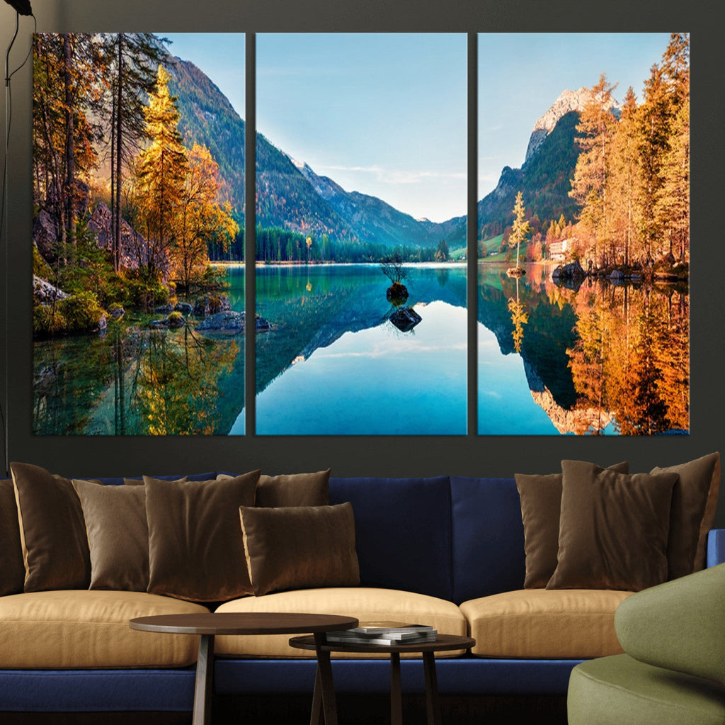 Fantastic Autumn Panorama Wall Art Canvas Print