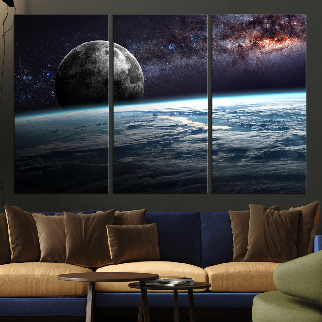 Space and Planet Canvas Print