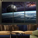 Space and Planet Canvas Print