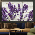 Lavender Herb Wall Art Canvas Print