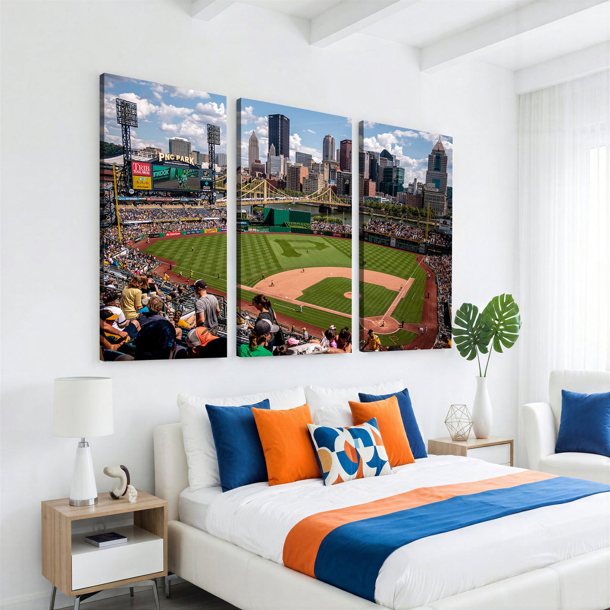 Pittsburgh Pirates Baseball Team Print, PNC Park Stadium