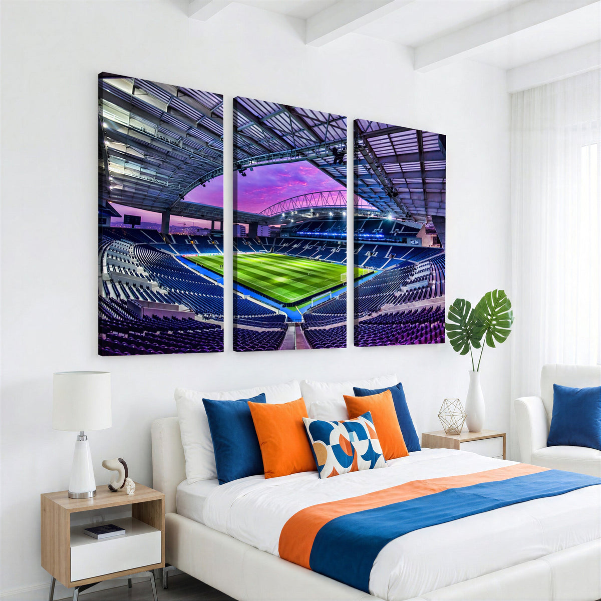 FC Porto Soccer Team Print Canvas, Dragon Stadium Wall Art