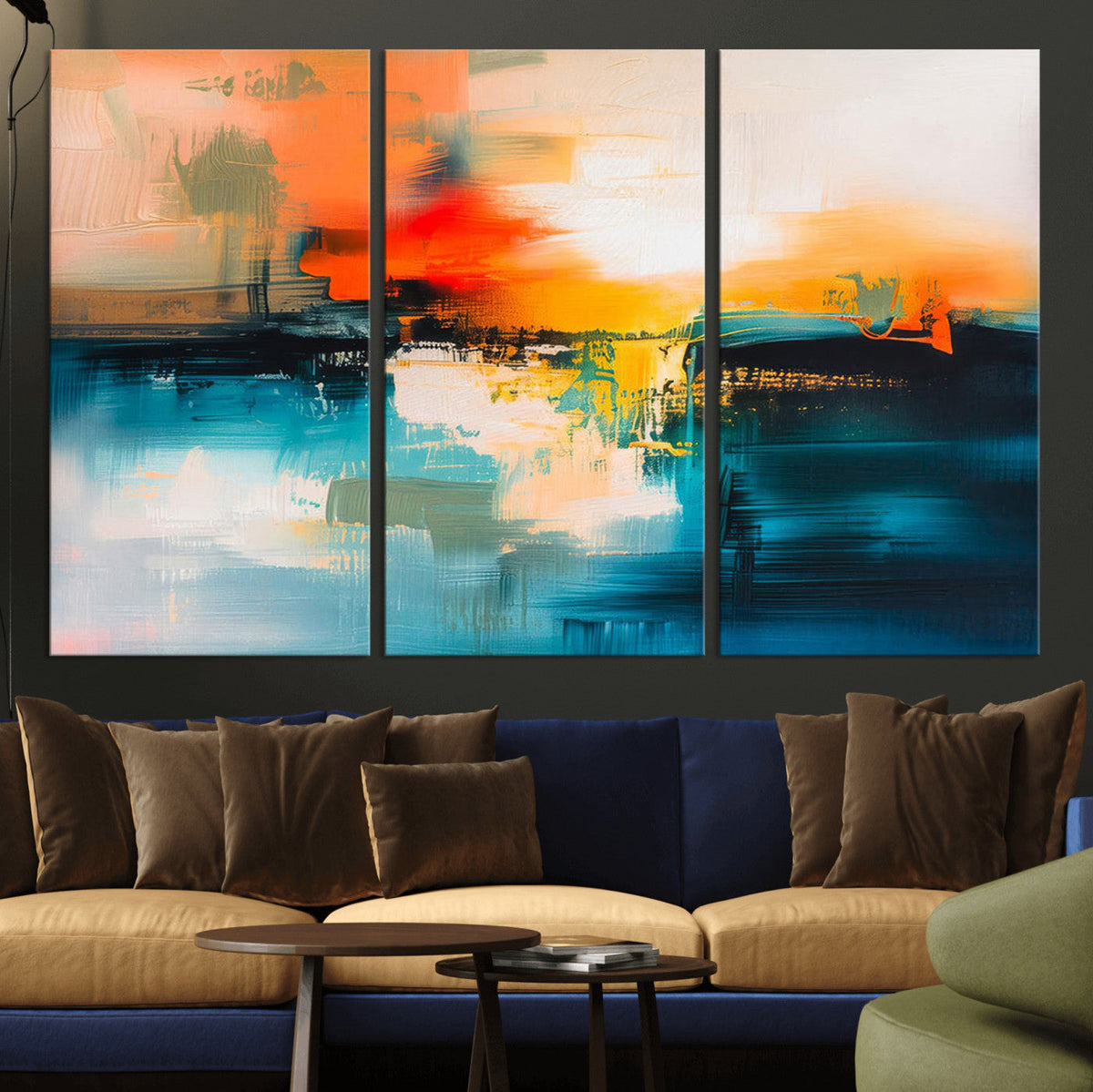 Colorful Abstract Wall Art | Bold Modern Canvas Print | Ready to Hang