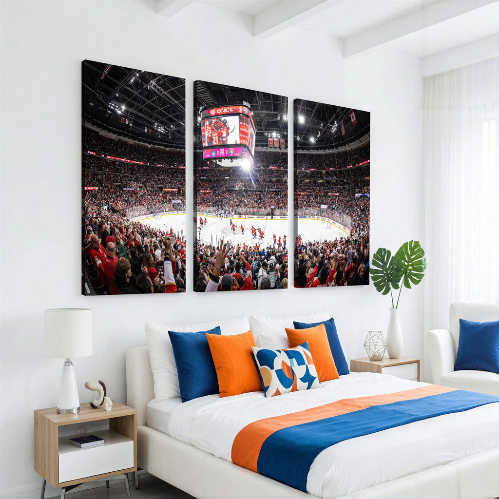Amerant Bank Arena Wall Art Canvas Print, Hockey Arena