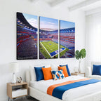 Buffalo Bills Football Team Print Canvas, Buffalo Highmark Stadium