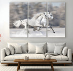 The White Horses Wall Art, Framed White Horses Wall Art