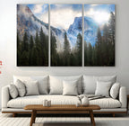 Half Dome Yosemite California Wall Art Canvas Print El Capitan