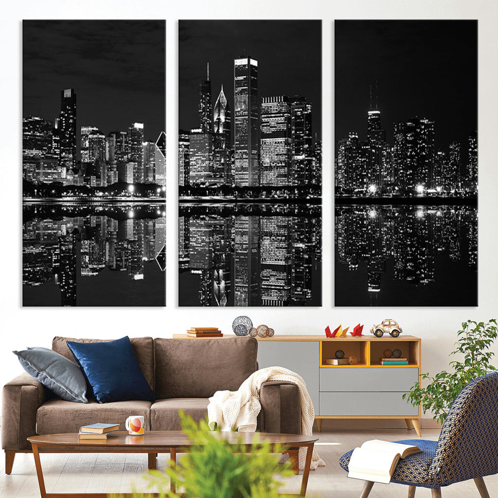 Chicago Wall Art Canvas Print