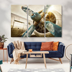 Vintage Airplane Canvas Print