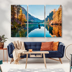 Fantastic Autumn Panorama Wall Art Canvas Print