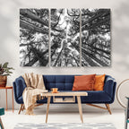 Trees Contemporary Art Canvas Print