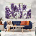 Lavender Herb Wall Art Canvas Print