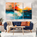 Colorful Abstract Wall Art | Bold Modern Canvas Print | Ready to Hang