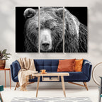 399 Grizzly Bear Canvas Print, Ready to Hang Wall Art