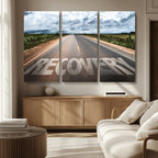 Recovery Road Wall Art Canvas Print