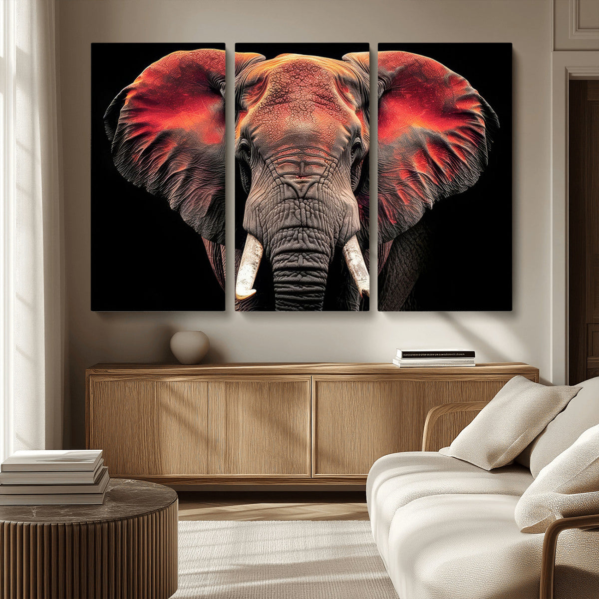 Elephant Wall Art Canvas Print