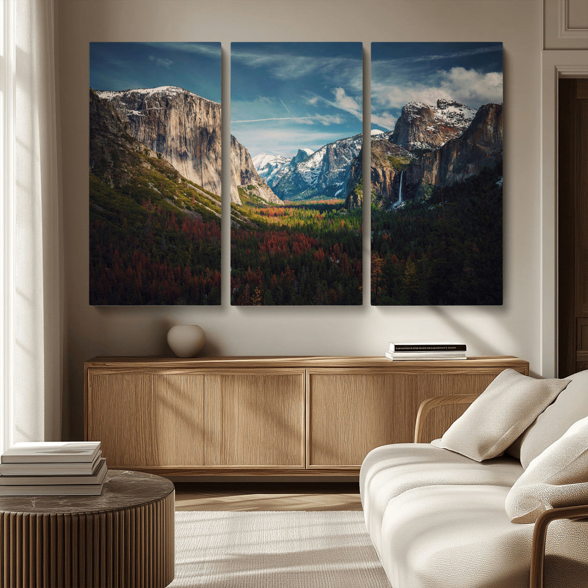 Yosemite National Park Wall Art Canvas Print, Framed El Capitan Mountain Landscape