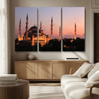Wall Art Turkey Istanbul Skyline Canvas Print