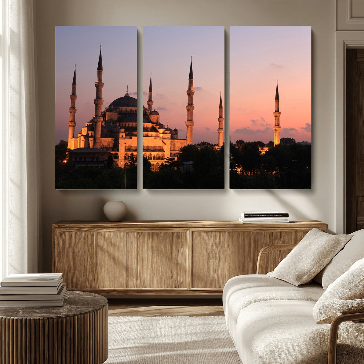 Wall Art Turkey Istanbul Skyline Canvas Print