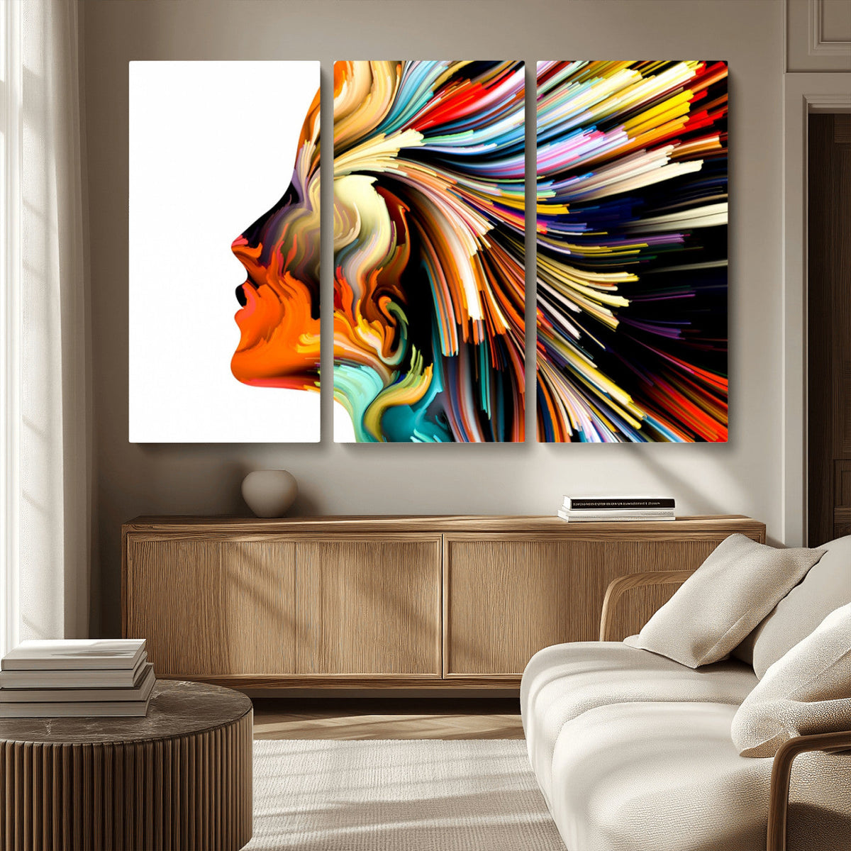 Profile Colors Canvas Print