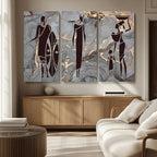 African American Wall Art | Elegant African Women Canvas Print