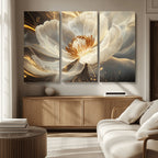 Abstract Floral Wall Art Canvas Print
