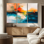 Colorful Abstract Wall Art | Bold Modern Canvas Print | Ready to Hang