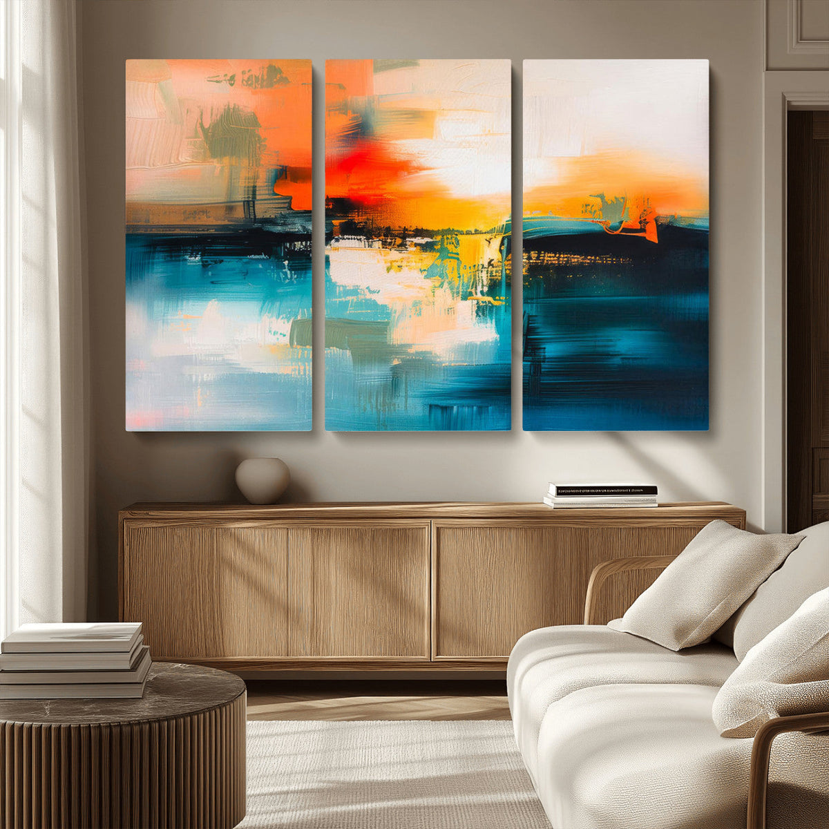 Colorful Abstract Wall Art | Bold Modern Canvas Print | Ready to Hang