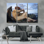 Fallen Angel Wall Art Canvas Print, Alexandre Cabanel Classic Art Reproduction