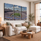 Buffalo Bills Highmark Stadium Wall Art Canvas Print, Bills Game Day Decor