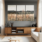 Rustic Field Landscape Wall Art Print, Giclee Canvas Wall Art