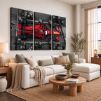 Ferrari Pit Stop Canvas Wall Art | Precision and Speed