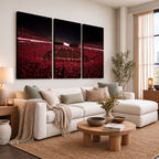Dooley Stadium Wall Art, Sports Arena Canvas Print, Dooley Field Sanford Stadium