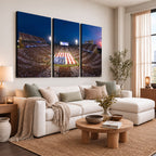 Oklahoma Sooners Memorial Stadium Wall Art Canvas Print