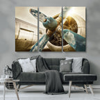 Vintage Airplane Canvas Print